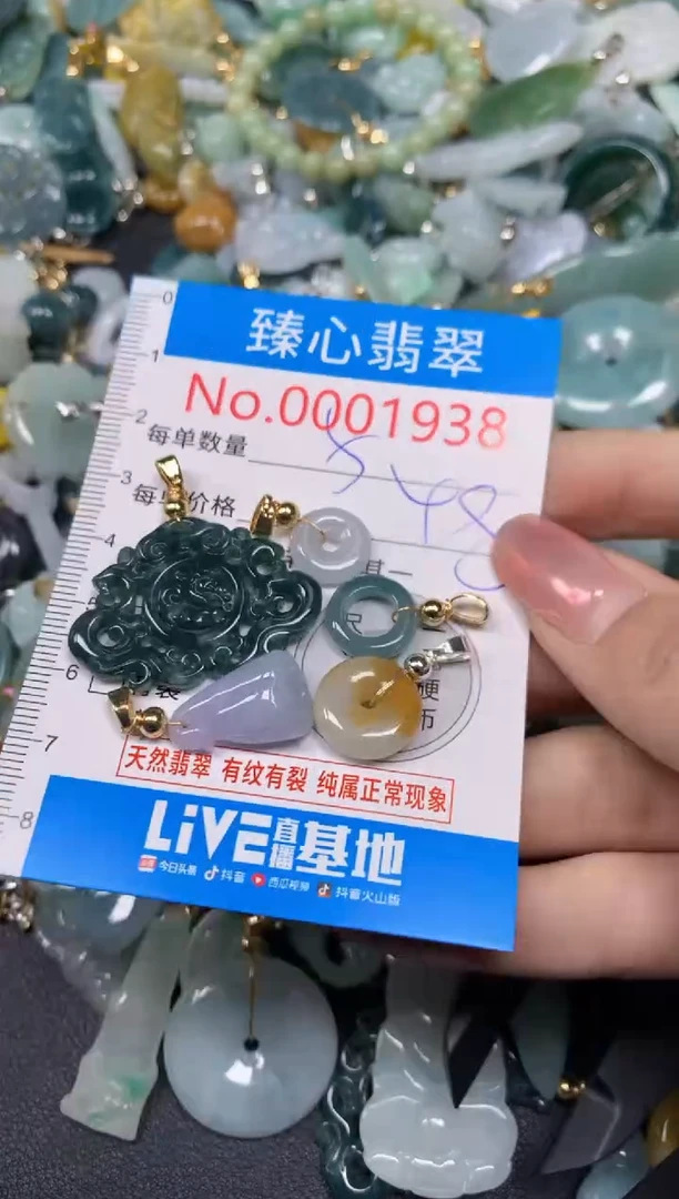 【闪购商品】翡翠颈饰未镶嵌含绳0001938