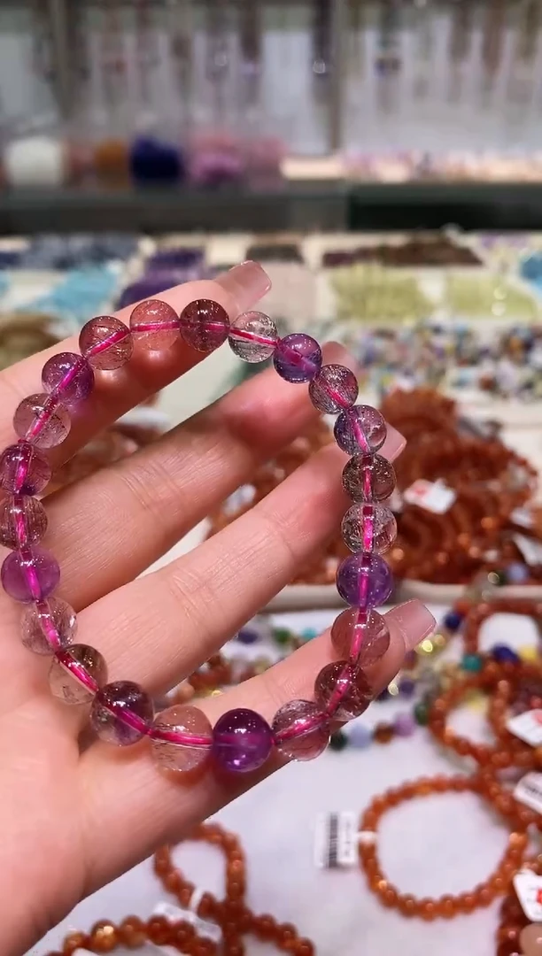 未镶嵌手链水晶多样性发其一 超七8+