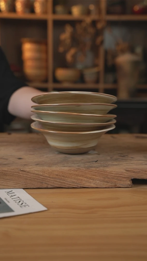 218微瑕福利黄白绞纹系列的黄白绞纹帽子碗1个