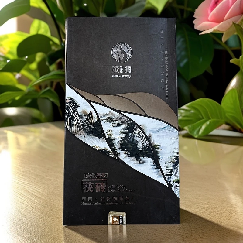 zirun/资润2012年安化黑茶金花茯砖800g