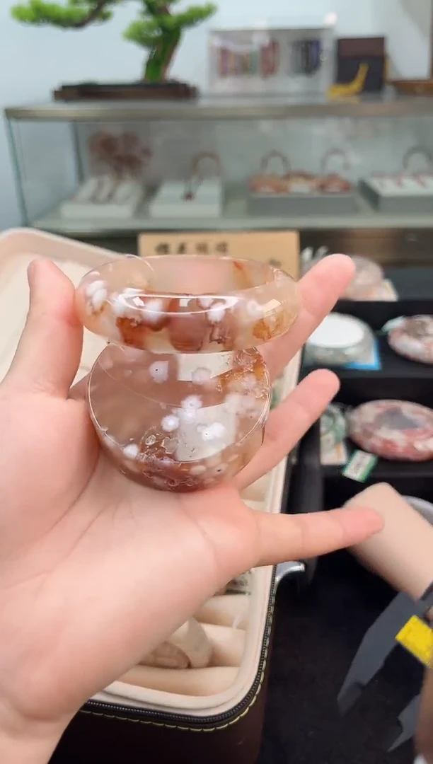 未镶嵌手镯石英质玉56圈口（赠品镯心）36648641