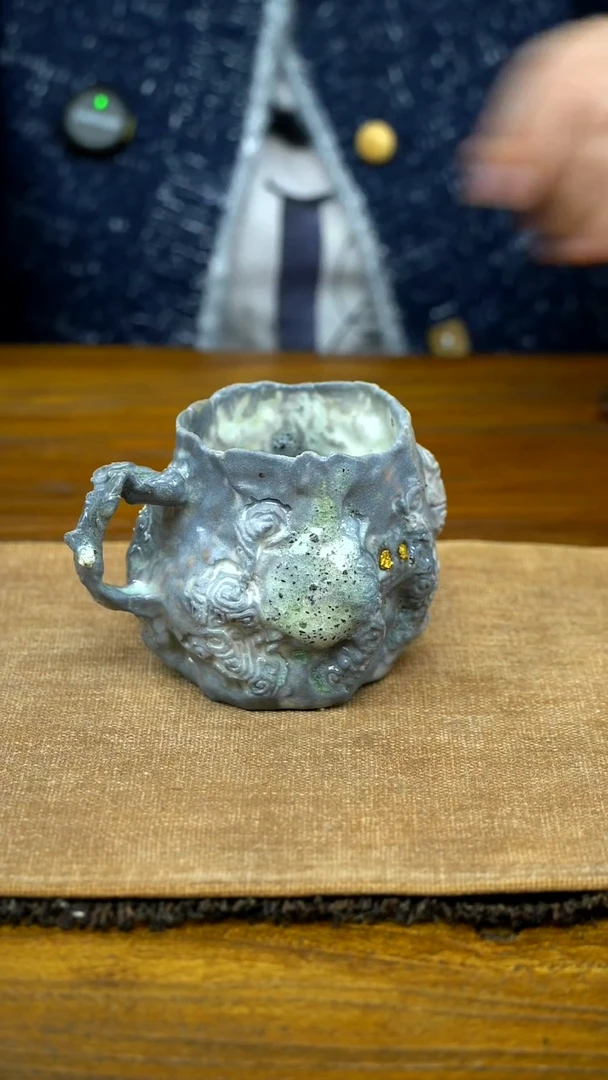 华土白淤泥马克杯