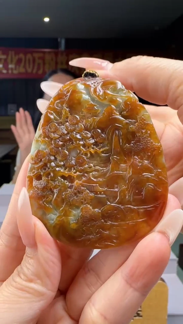 翡翠未镶嵌颈饰YJ@@WS1WX36337