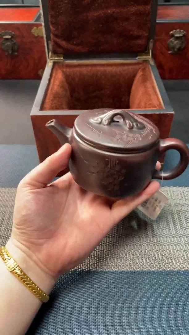 茶壶紫砂44 宜兴原矿紫砂