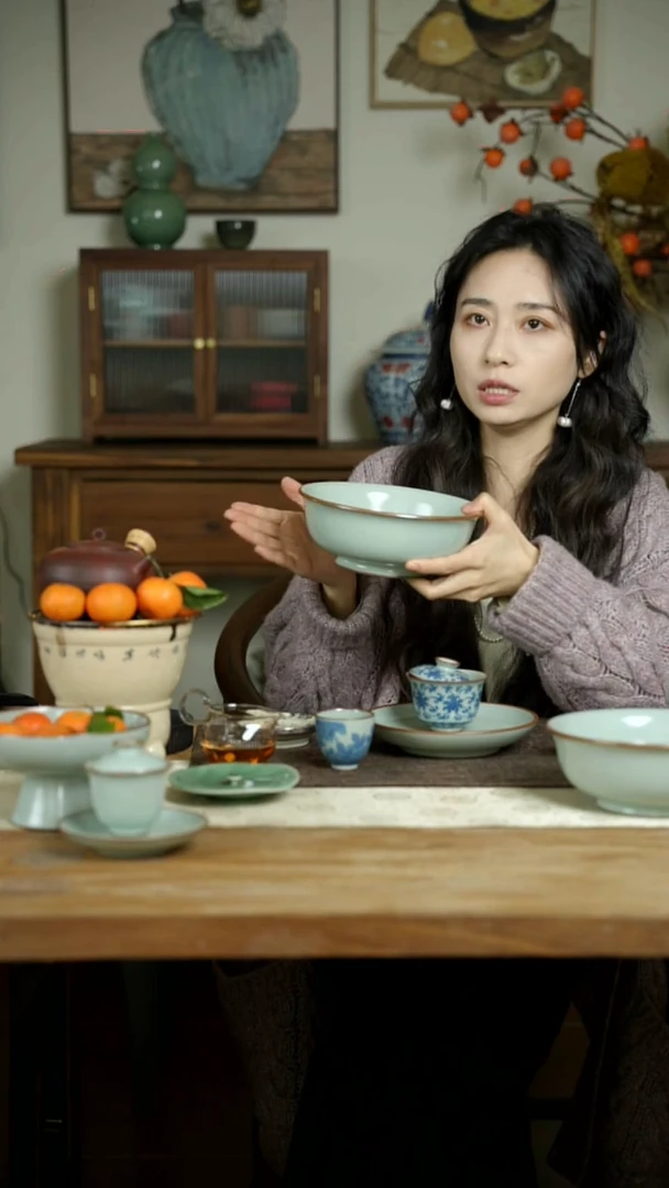 【闪购商品】/B03汝釉素面大碗