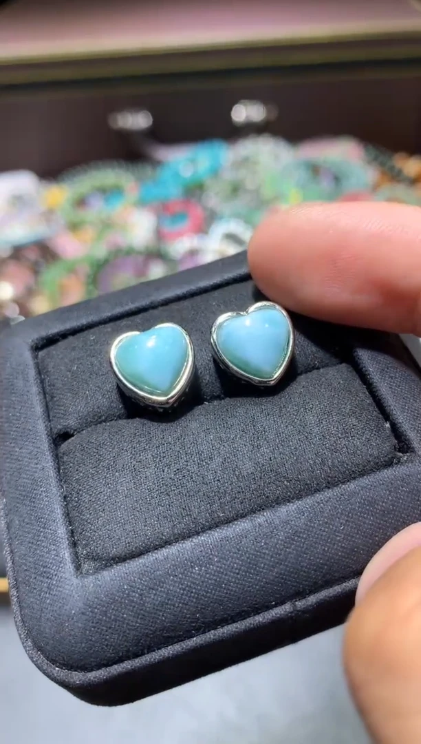 针钠钙石（海纹石）未镶嵌颈饰Q22【多样性发其一】