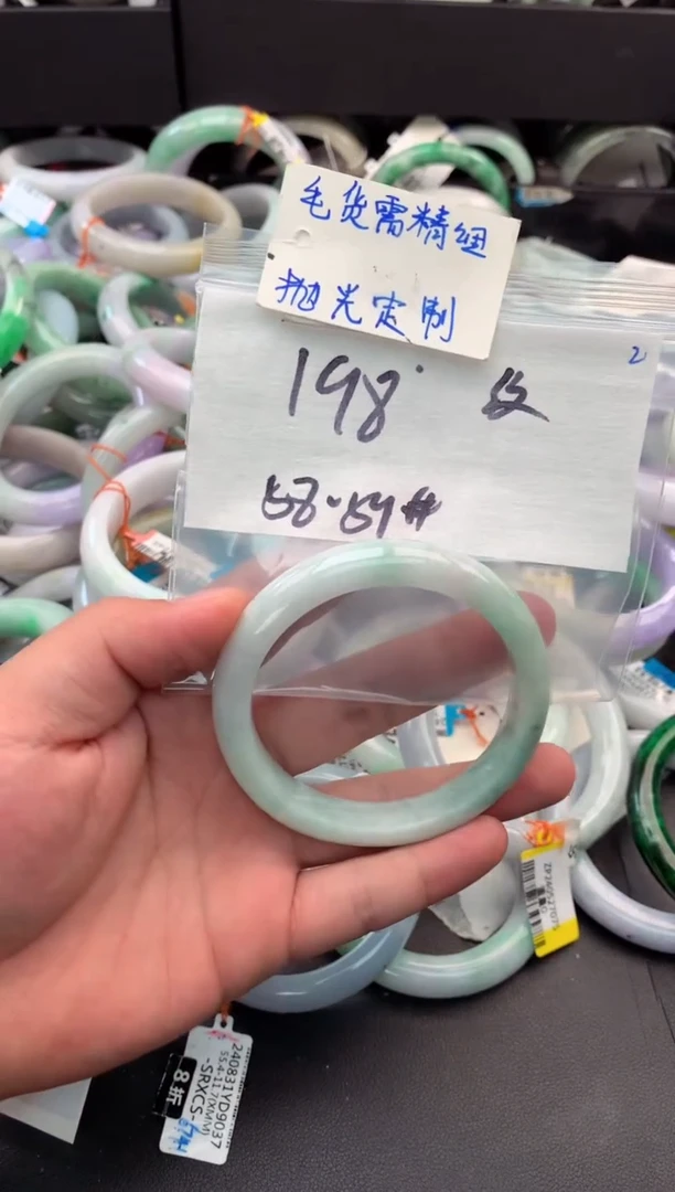 【闪购商品】定制翡翠未镶嵌毛货需精细抛光+多人