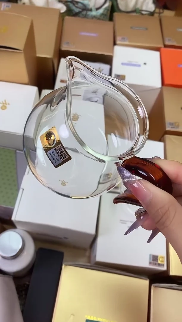 禾器/晶悦茶海/琥珀+晶彩/奉珠激光打孔/琥珀