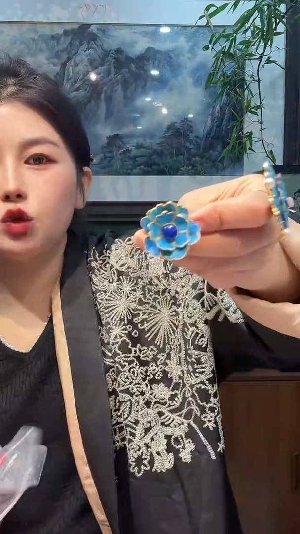 大理石铁合金非遗手工首饰