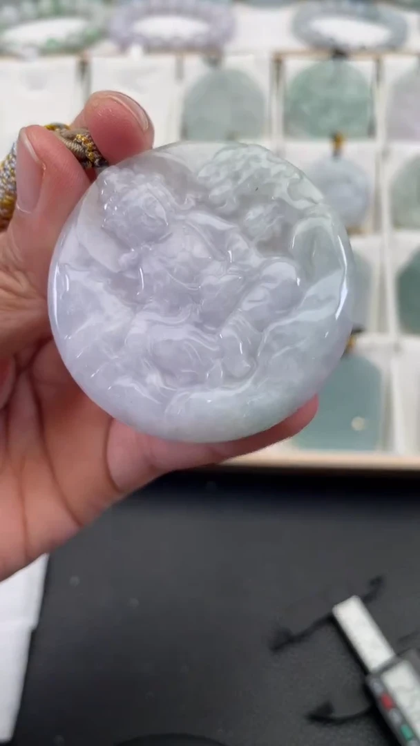 颈饰未镶嵌翡翠天然缅甸翡翠A货412