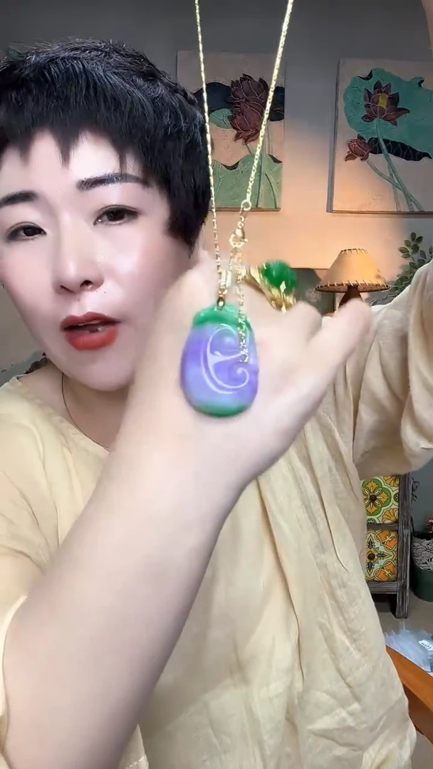 吊坠(赠链)合金翡翠多样性发货723