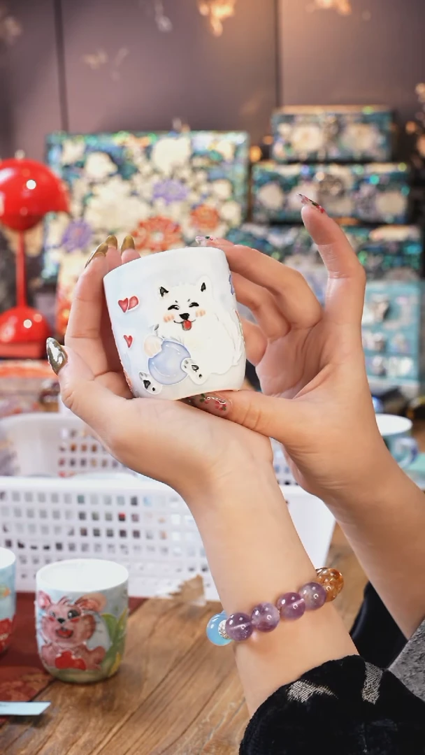 【闪购商品】瓷片豆包儿推荐饰品摆件