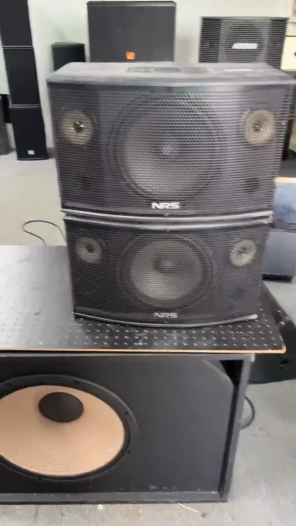 不包邮 10寸卡包音响 二手 KTV音箱一对 运费到付