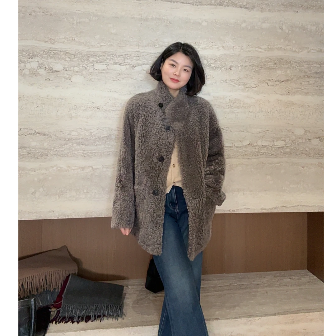 TANTAN 轻奢时尚法国进口乐芙兰拉贡外套4189