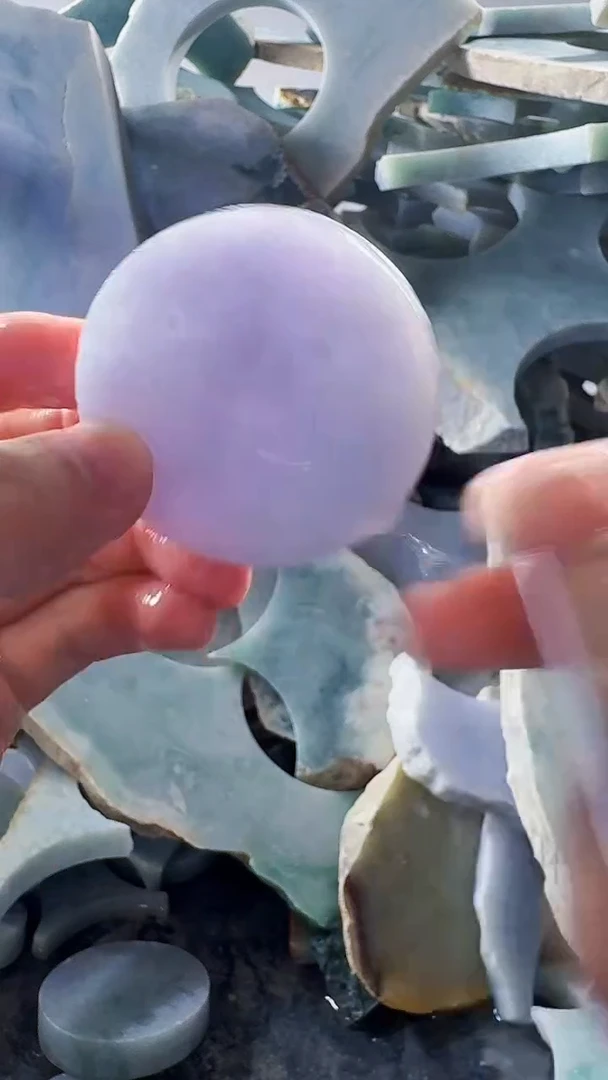 裸石翡翠缅甸翡翠A货文196