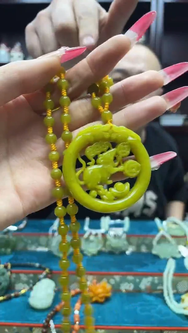 未镶嵌岫玉吊坠多样性发货*拍一发一