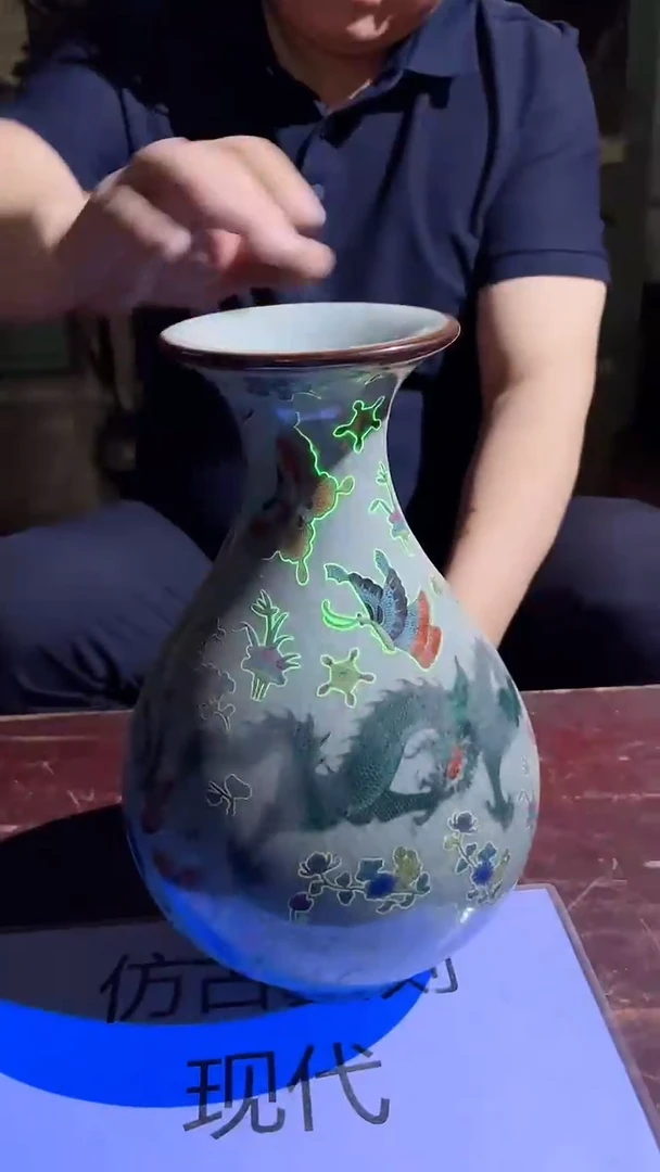 摆件景德镇陶瓷流水109