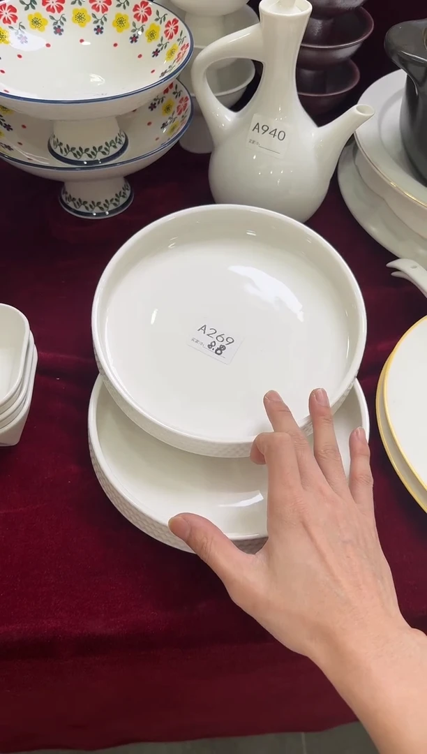 摆件陶A269  2个装清仓陶瓷餐具微瑕