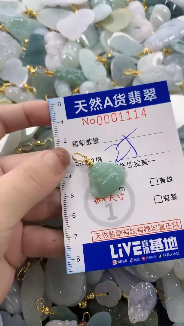 颈饰未镶嵌翡翠天然A货翡翠