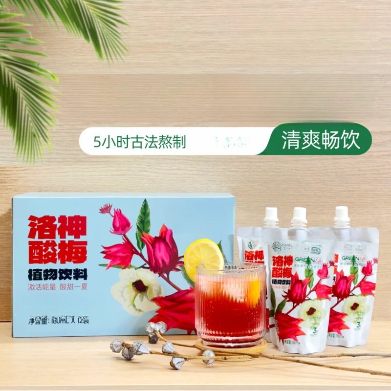 洛神酸梅植物饮料每袋180扭