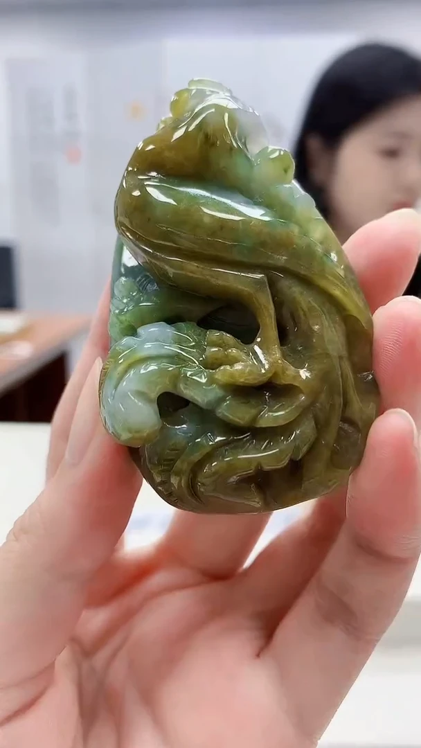 定制翡翠未镶嵌0405zm-毛货挂件12