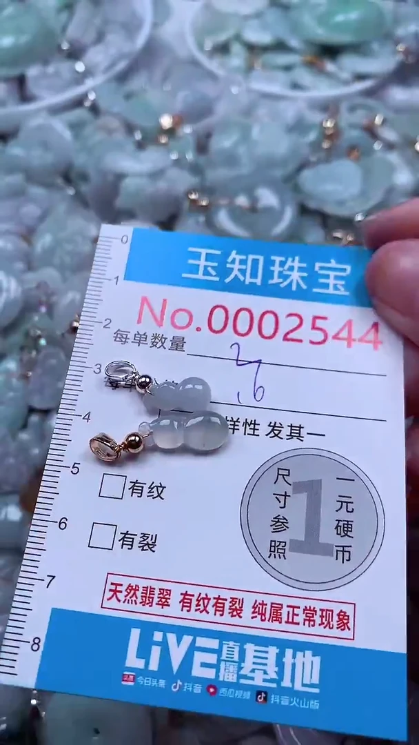 吊坠(不含链)未镶嵌翡翠2544