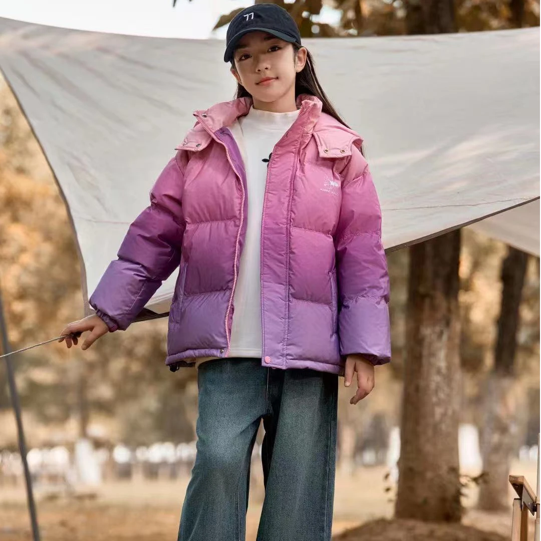 【淼淼妈】儿童冬季保暖加厚连帽外套86182