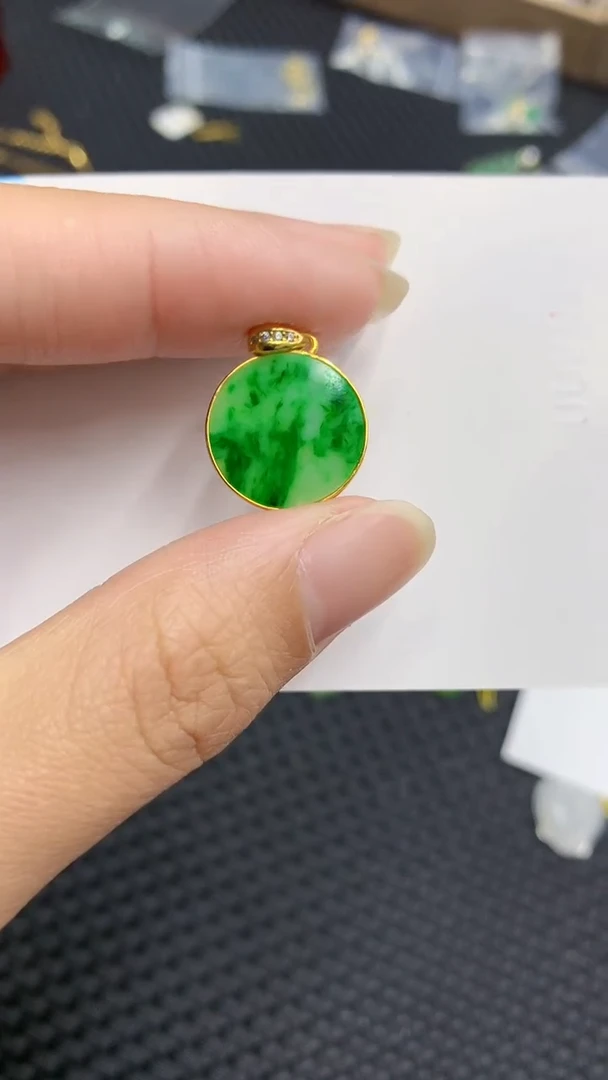 【闪购商品】翡翠颈饰银S925镶嵌            8