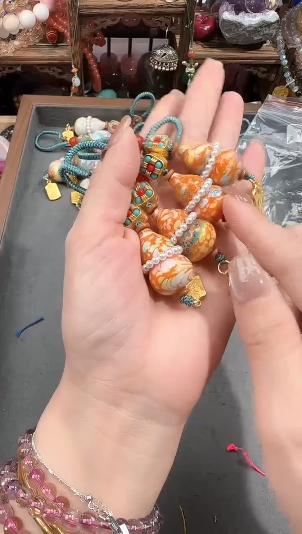 未镶嵌大漆工艺品吊坠一单一个，