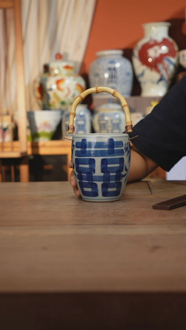 现代景德镇设计师釉下手绘陶瓷餐具