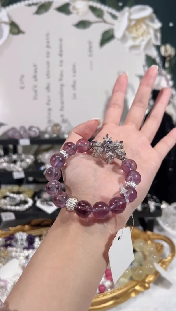 【闪购商品】水晶手链未镶嵌天然水晶默认微瑕 多样性发货发起一