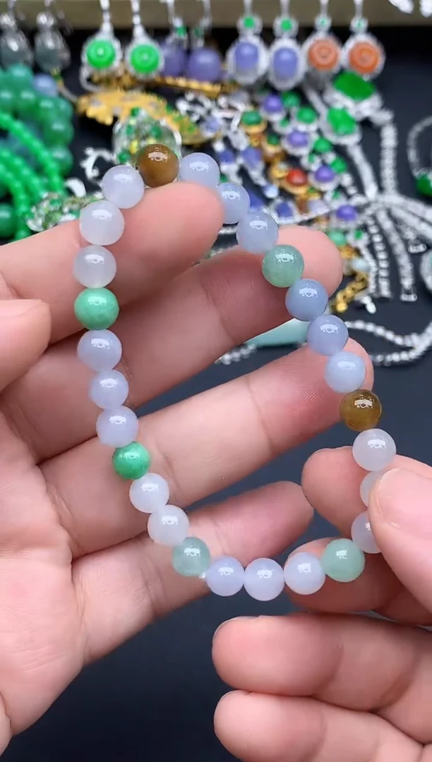 未镶嵌手链翡翠60-春日珠宝