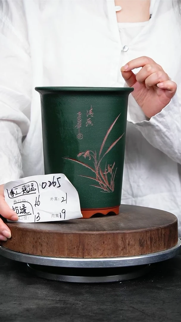 紫砂花盆0265瑕疵紫砂花盆