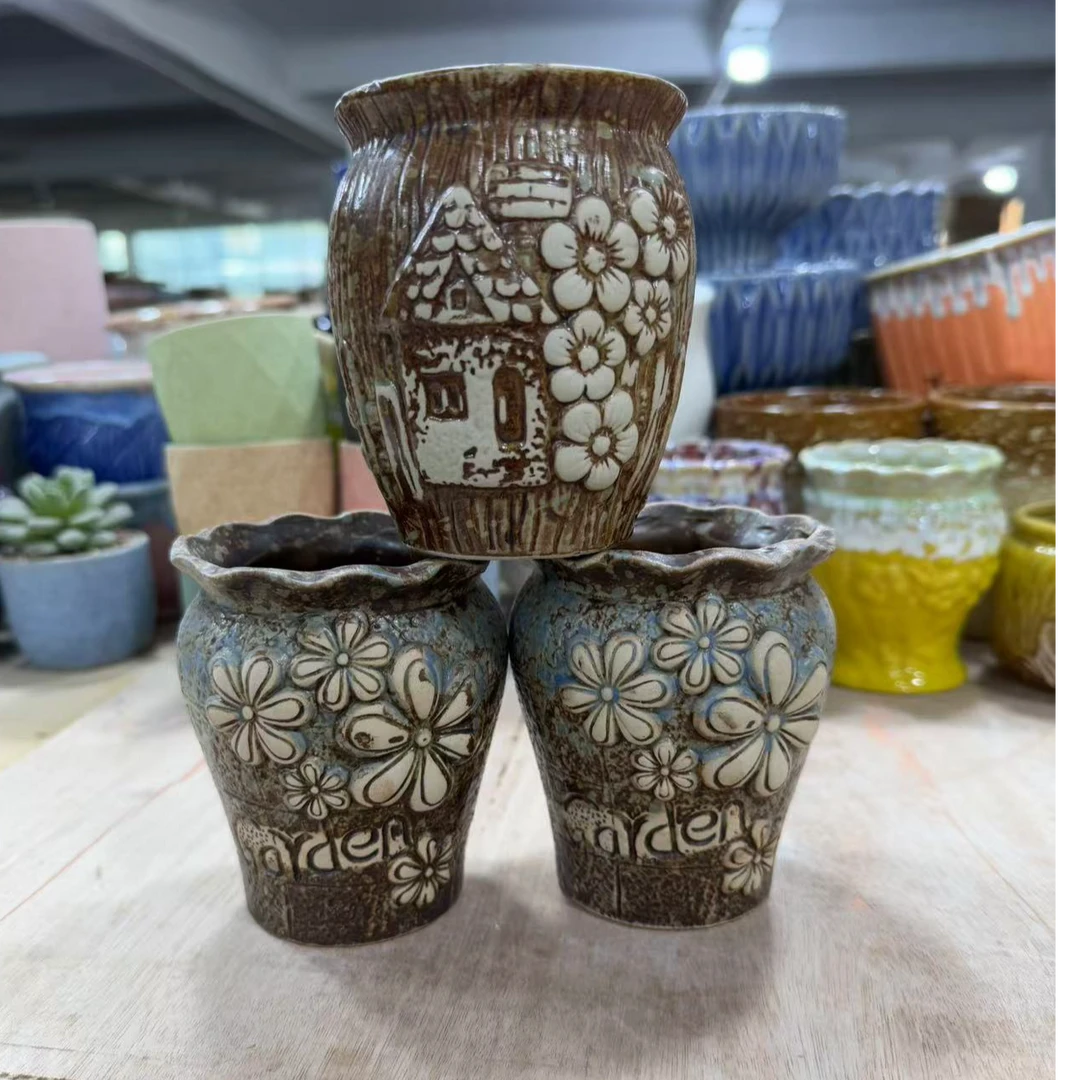 陶瓷多肉花盆肉肉植物花盆小清新陶瓷花盆客厅阳台凑单凑9块谢谢