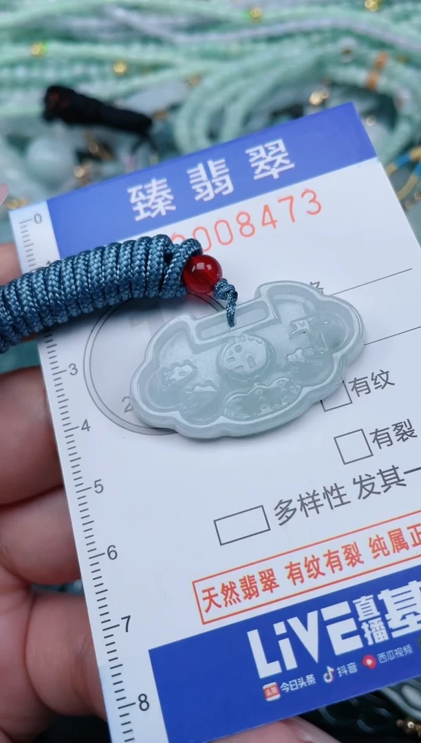 翡翠未镶嵌颈饰.0008473