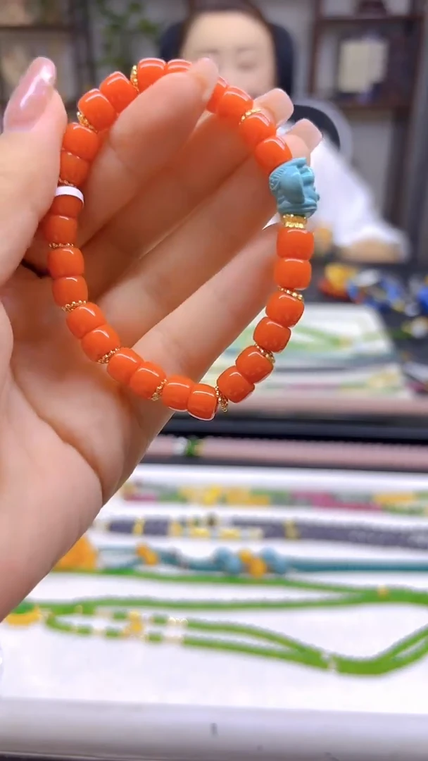 玛瑙/玉髓手链未镶嵌DIY款S783