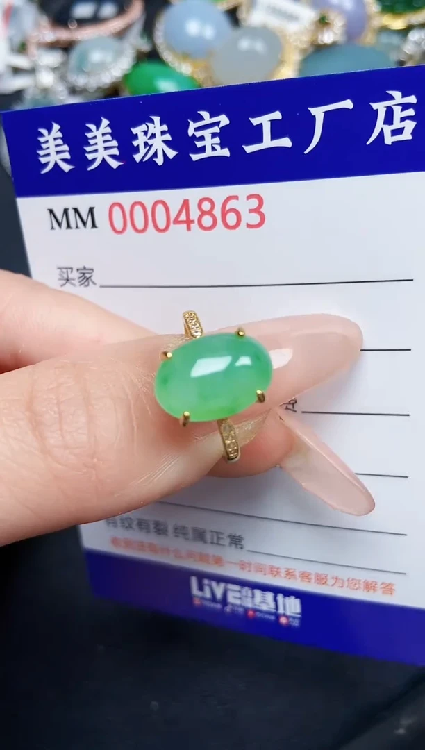 【闪购商品】翡翠颈饰银S925镶嵌4863