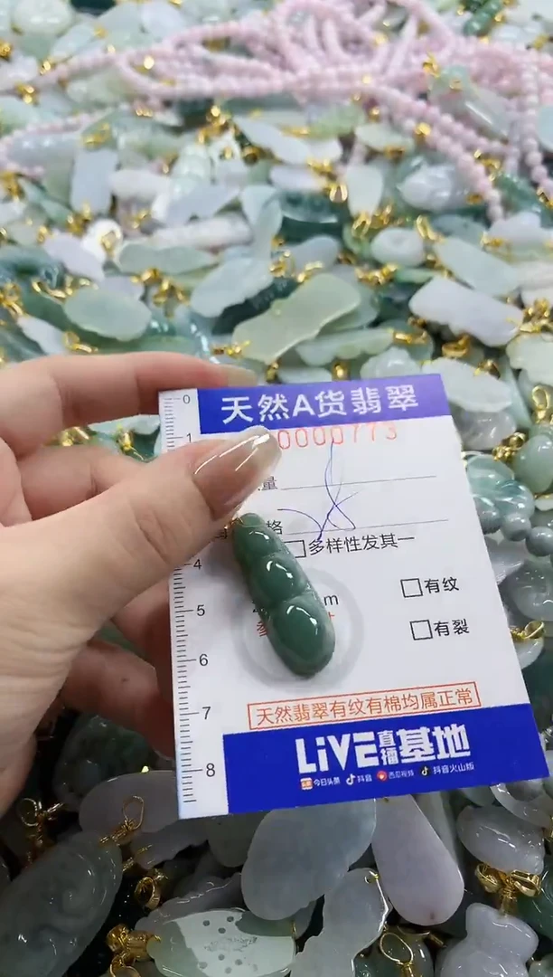颈饰未镶嵌翡翠天然A货翡翠