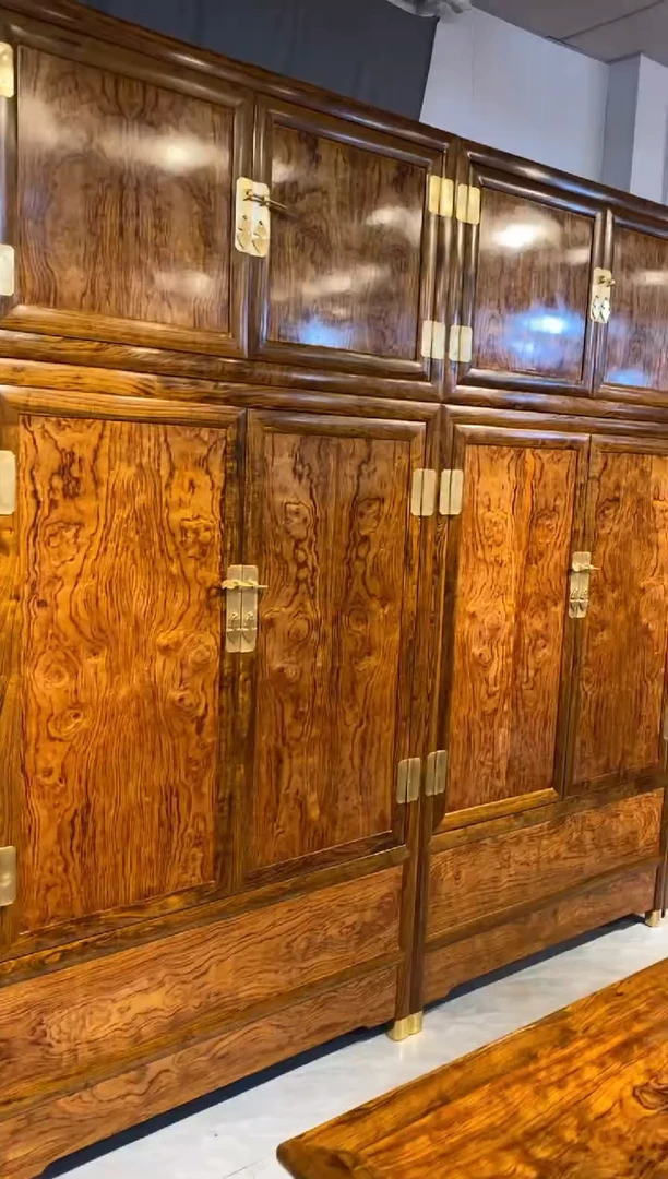 花梨木类玉*顶箱柜