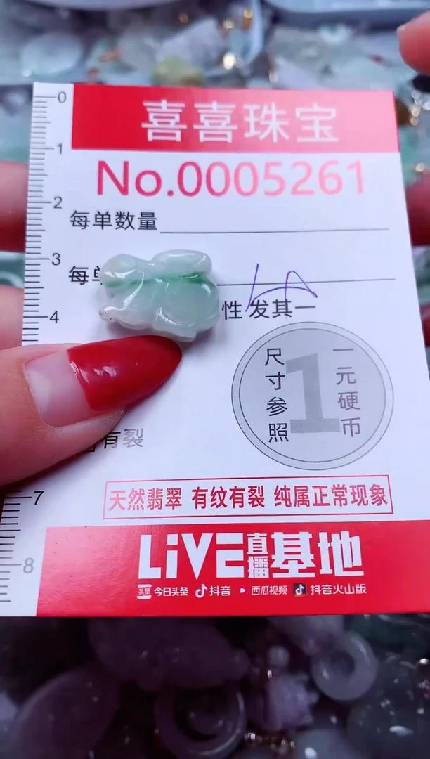 吊坠(不含链)未镶嵌翡翠5261