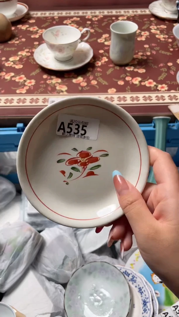 瓷片雨****花瓷器瓷器A535