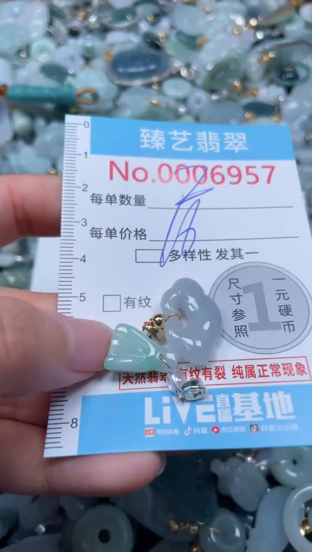 颈饰未镶嵌翡翠6957