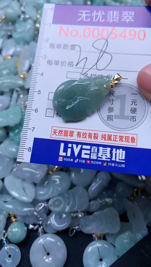 颈饰未镶嵌翡翠5490