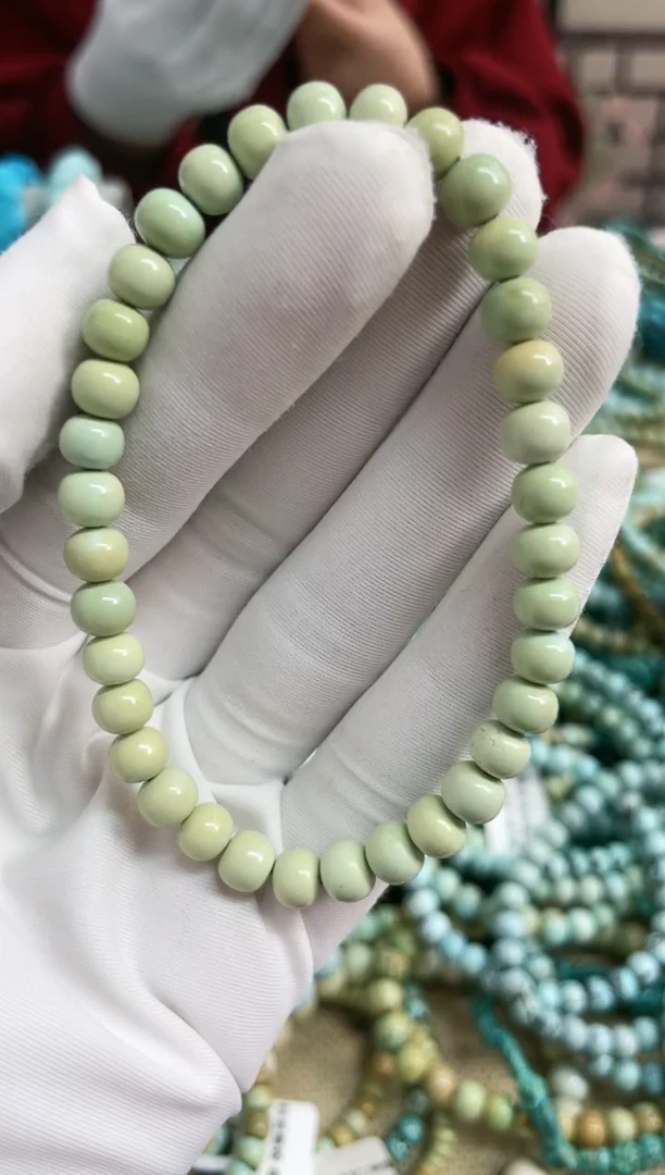 【闪购商品】绿松石珠宝奇石未镶嵌6mm+