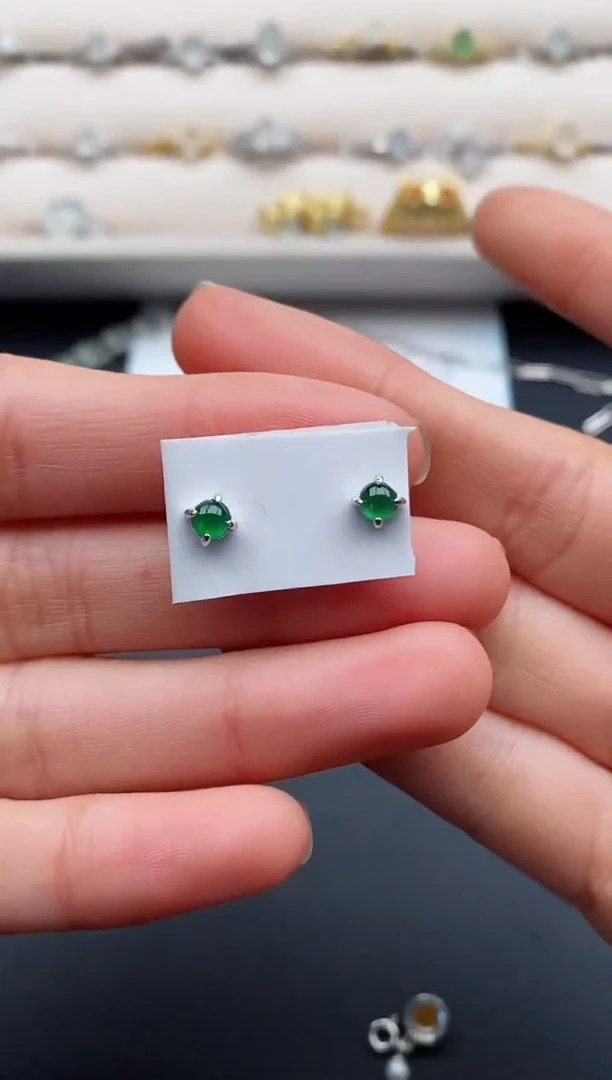 银S925镶嵌戒指翡翠111111111+9