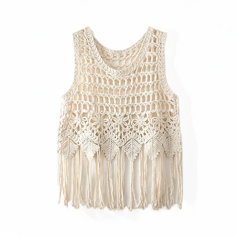 小柚vintage古着钩花