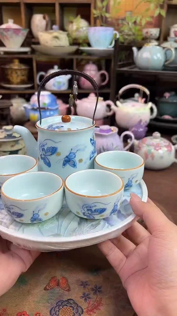 1壶4杯1个茶盘【喜欢再拍】