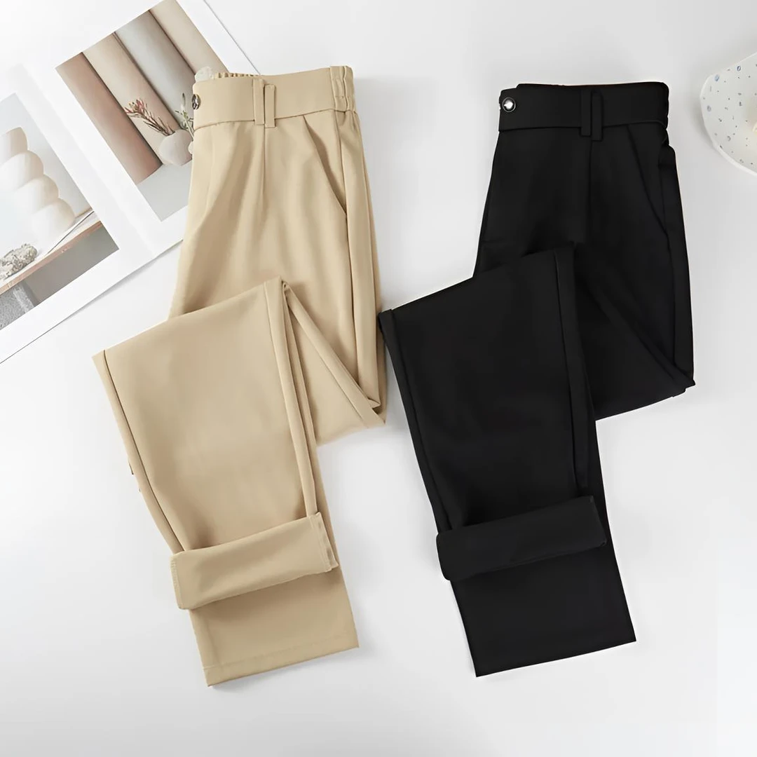 【国货优品】春季新款！设计师高定款~包边包条休闲百搭时尚西装裤