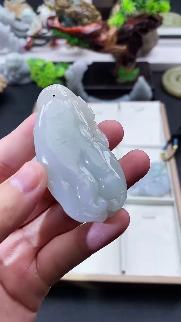 颈饰未镶嵌翡翠天然缅甸A货翡翠