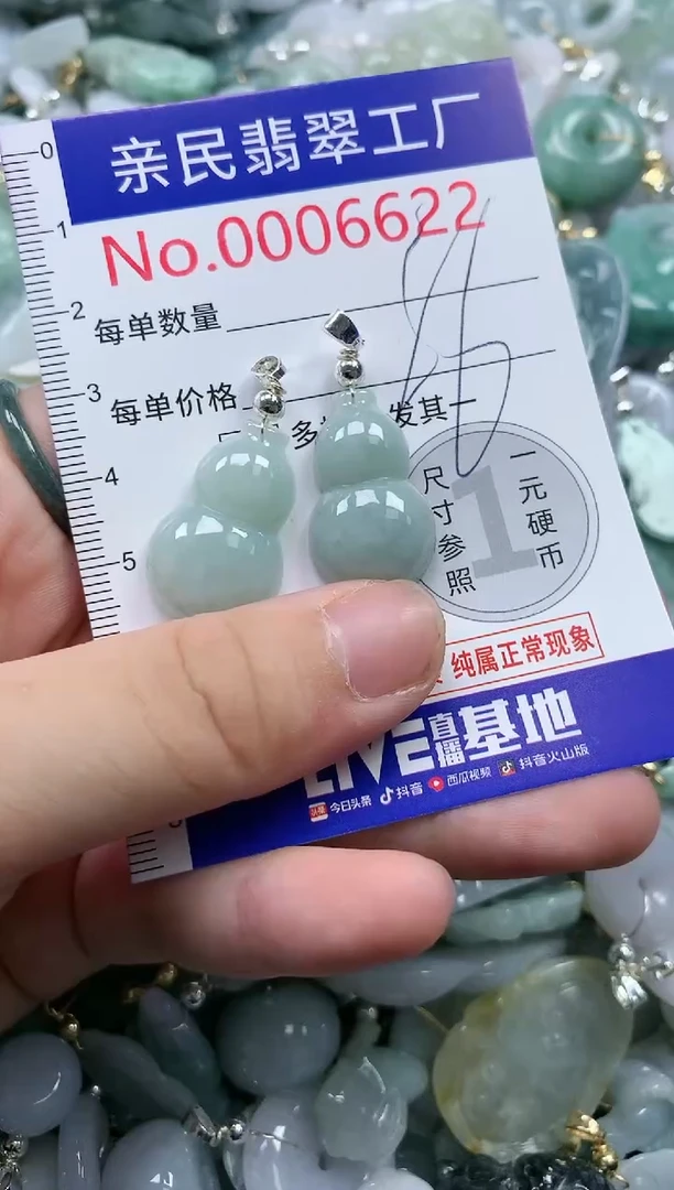 翡翠未镶嵌吊坠(不含链)6622